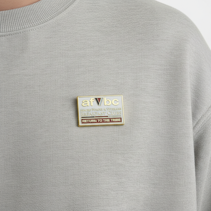 Armed Forces & Veterans Breakfast Clubs 30x15mm Enamelled Lapel Pin