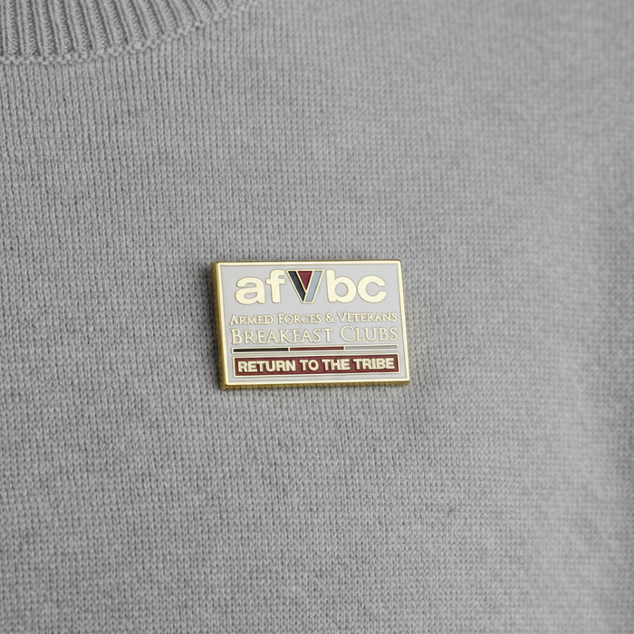 Armed Forces & Veterans Breakfast Clubs 30x15mm Enamelled Lapel Pin
