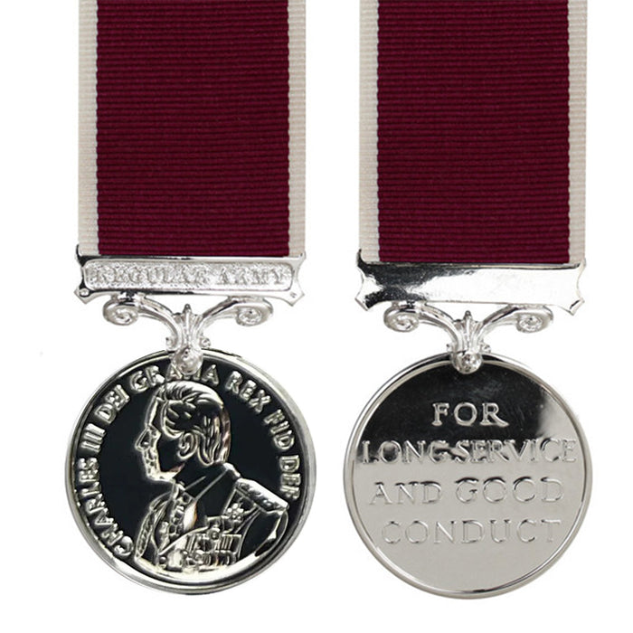 Army Long Service & Good Conduct Medal – King Charles III CIIIR (Full Size)
