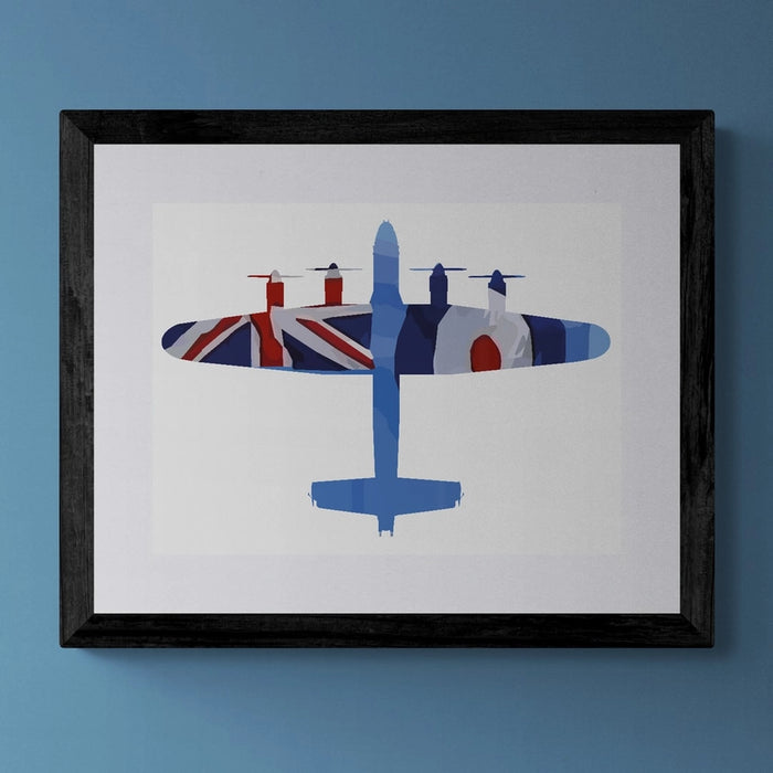 Avro Lancaster RAF Ensign Print by Gillian Jones – Limited & Open Editions