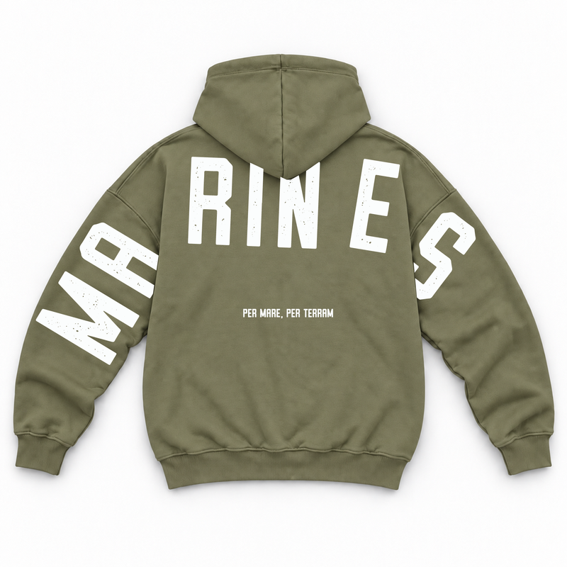 Royal Marines Oversized Organic Hoodie