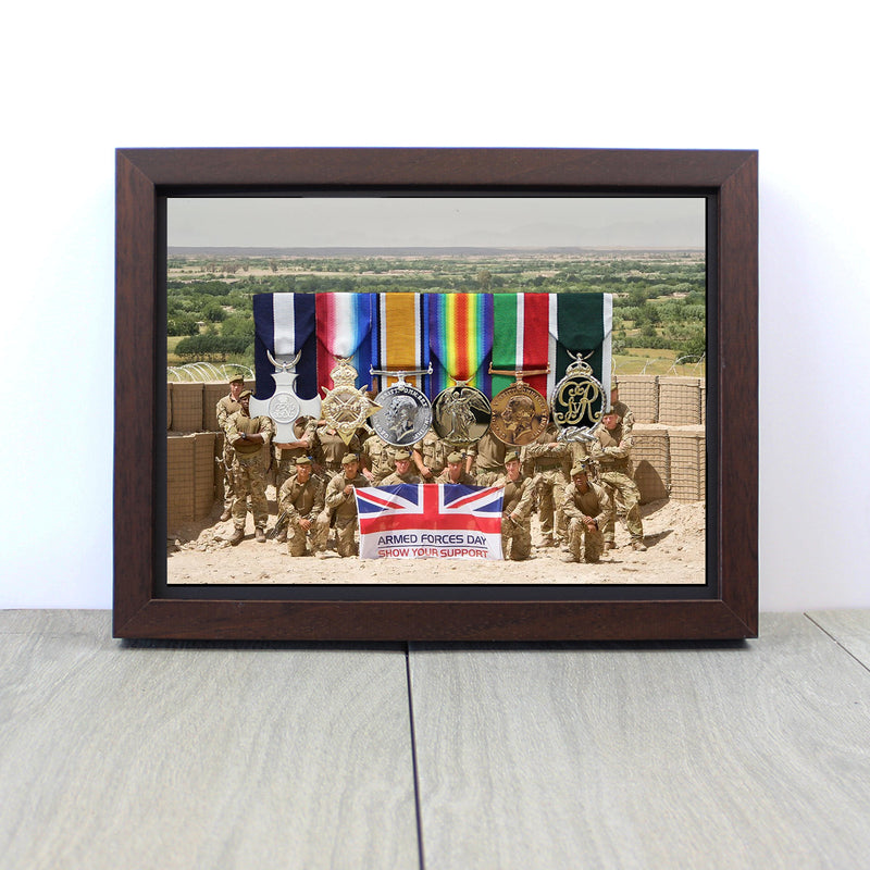 Photo Background 30 x 22.5cm Medal Display Case