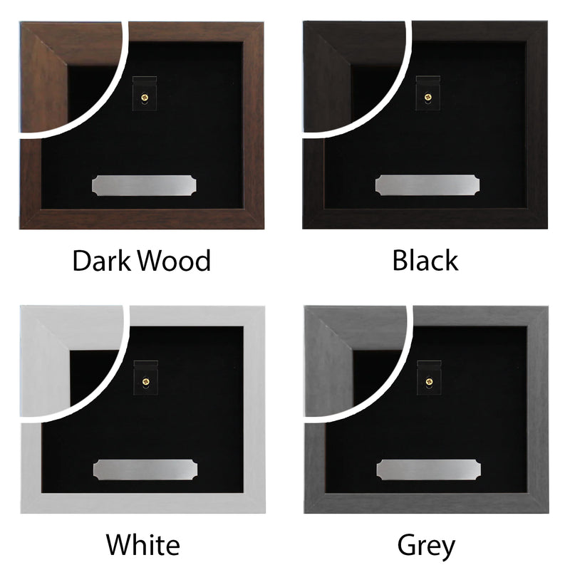 Photo Background Medal Display Case for 3 to 4 Medals