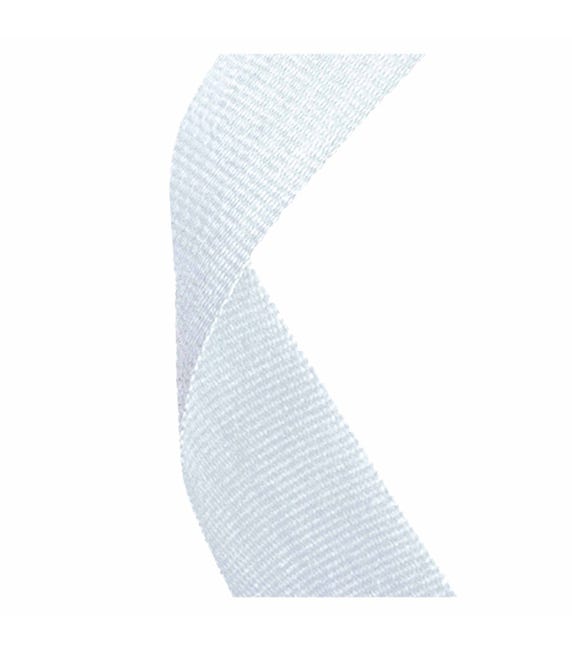 Medal Ribbon Stitched White