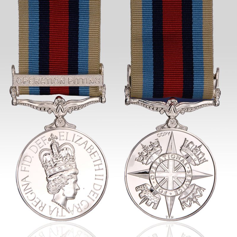 Operational Service Medal - OPERATION PITTING