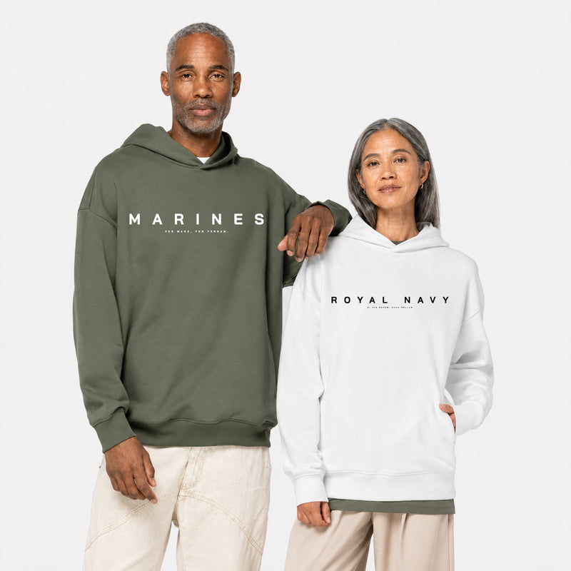 Personalised Military Service & Regiment Oversized Hoodie