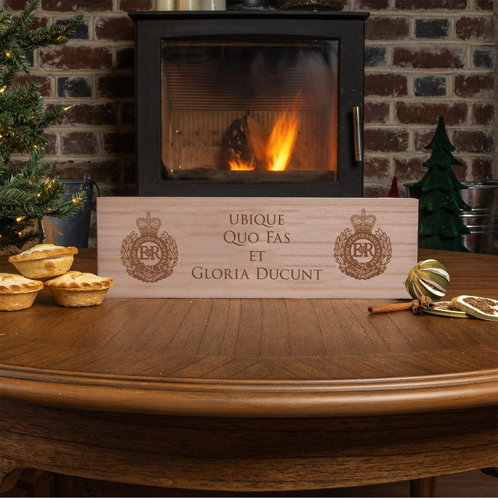 Royal Engineers Motto Wooden Plaque Sign (32cm) – Hanging or Freestanding