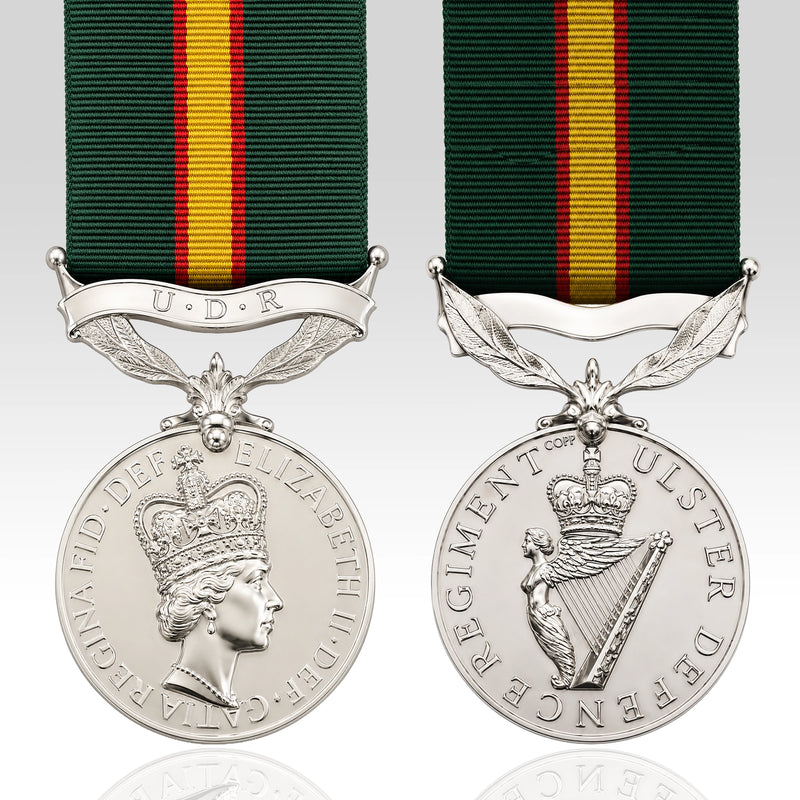 Ulster Defence Regiment Long Service (Volunteers) on white background