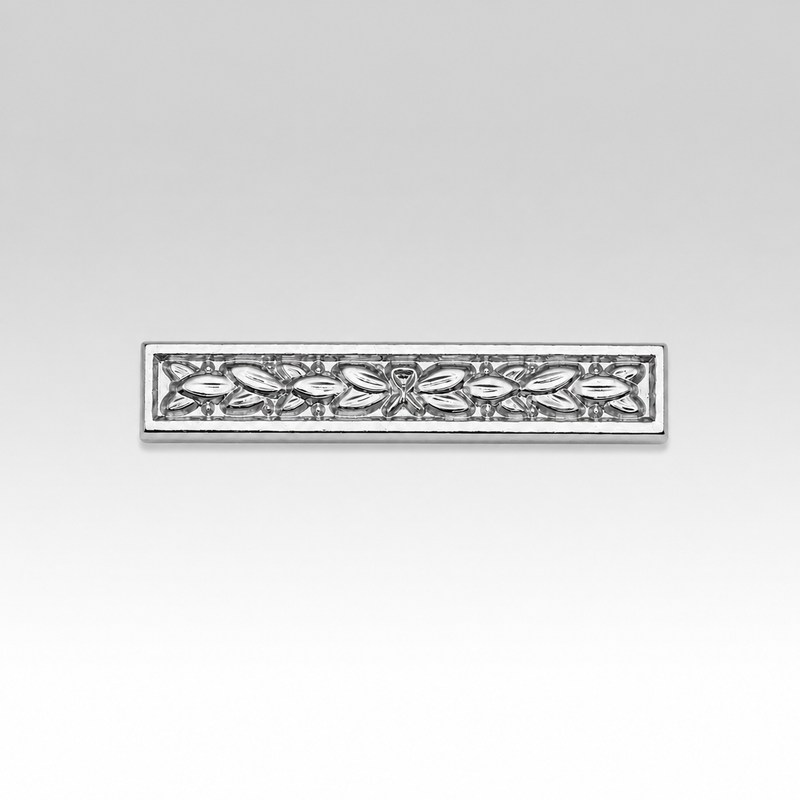wider service 2nd award bar on a white background