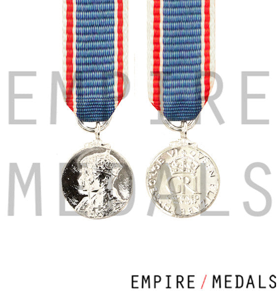 1937 Coronation Miniature Medal