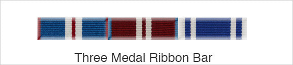 Medal Ribbon Bar for 3 Medals