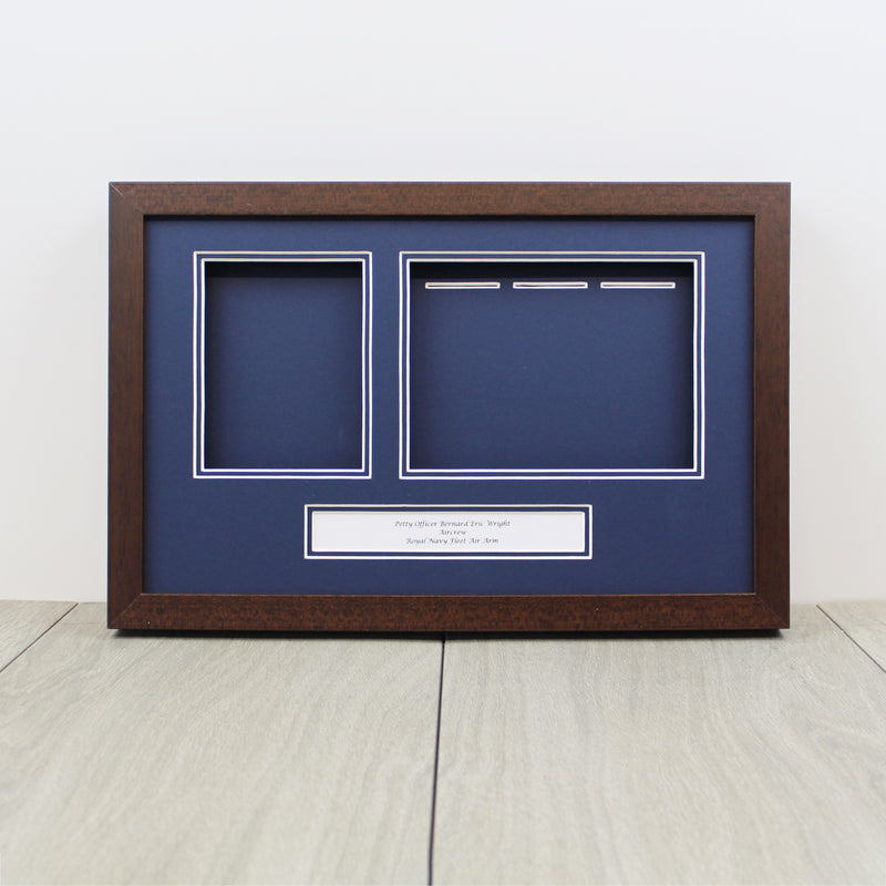 Frame for 3 Medals and a Photograph