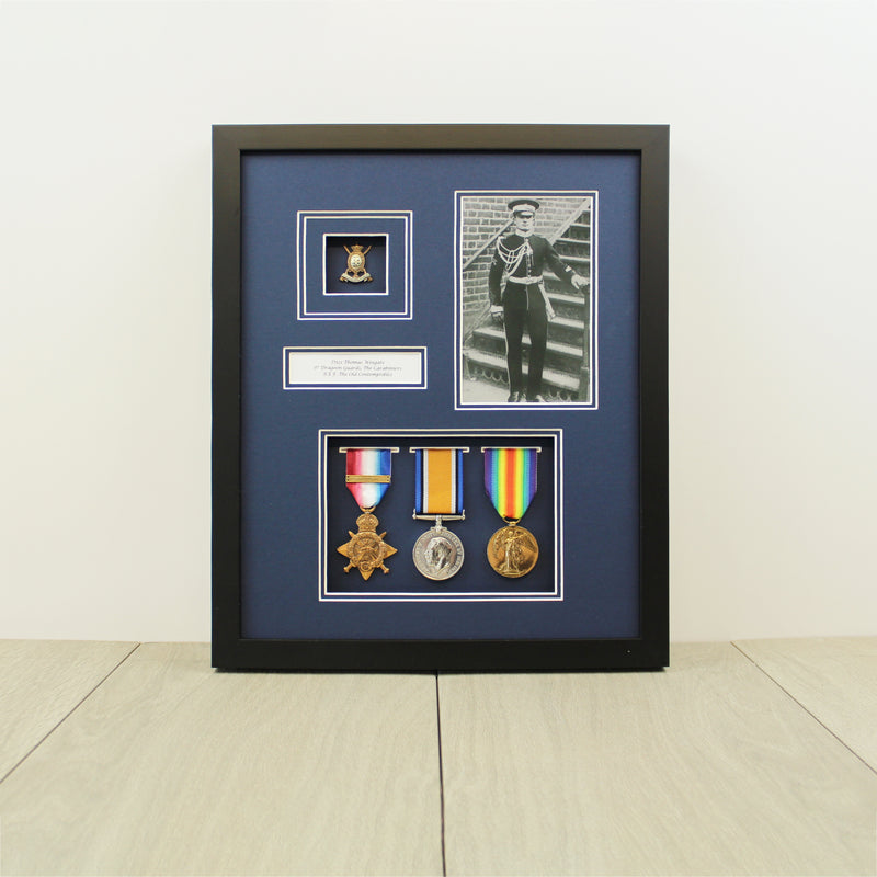 Frame for Medal, Cap Badge & Photograph