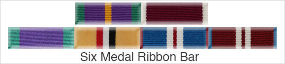 Medal Ribbon Bar for 6 Medals
