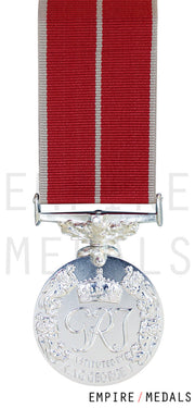 British Empire Miniature Medal GIVR Reverse