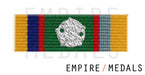 Cadet Forces Medal Ribbon Bar with Silver Rosette