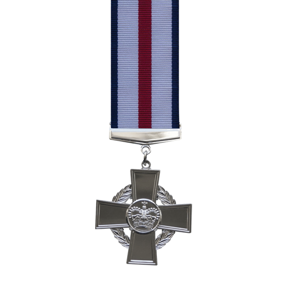 The Conspicuous Gallantry Cross miniature Medal