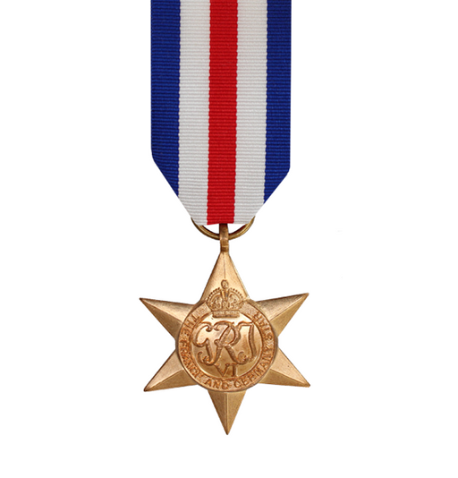 WW2 Francs and Germany Star Medal and Ribbon
