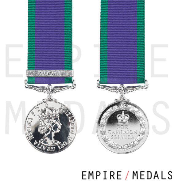 General Service Miniature Medal Kuwait