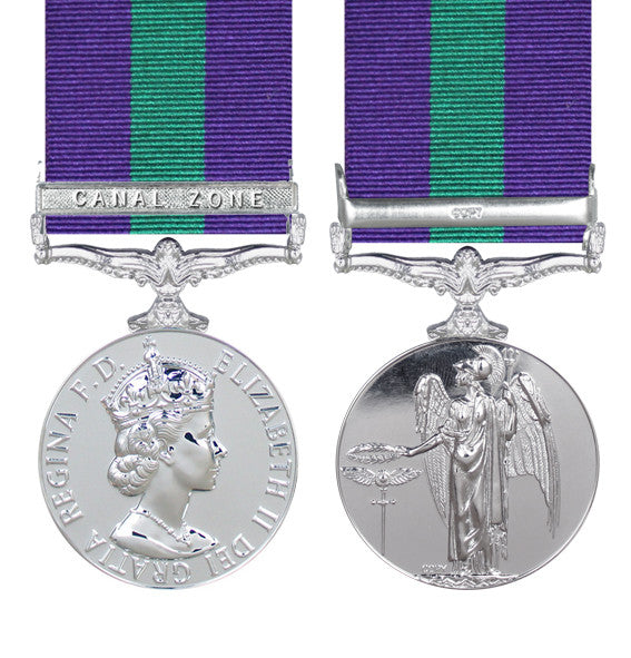 General Service Medal EIIR Canal Zone