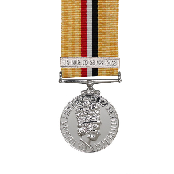 Iraq Miniature Op Telic Medal with 19th March Bar
