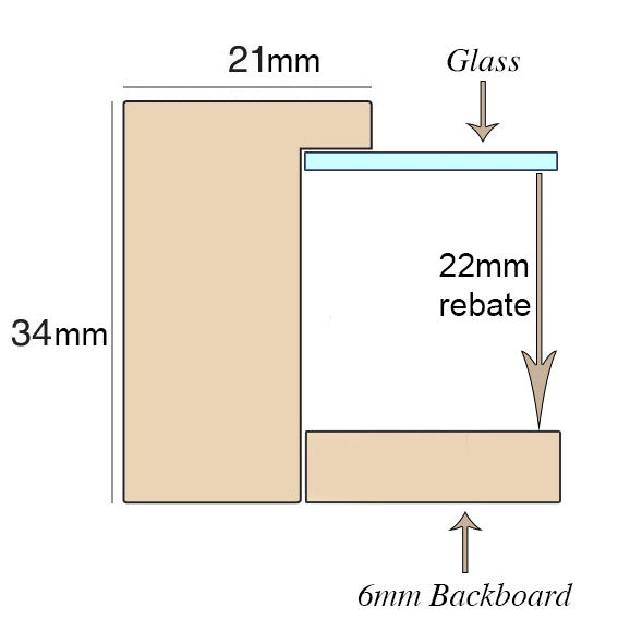 45 x 30cm Medal Display Case