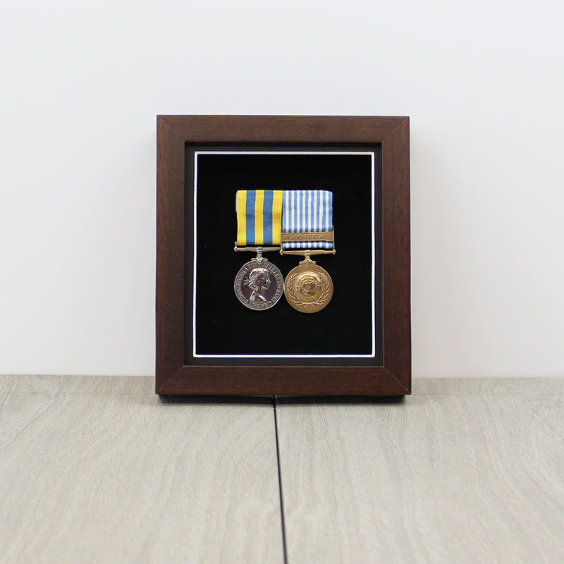 Medal Display Case for 2 Mounted Medals