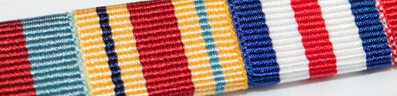 Miniature Medal Ribbon Bar - 9 Ribbons