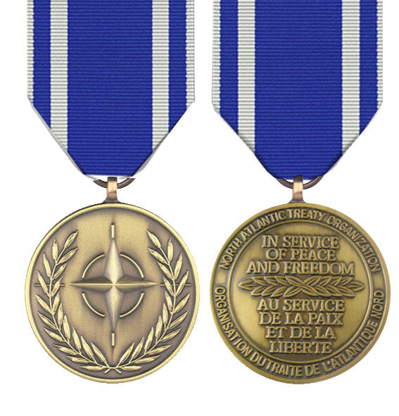 NATO Macedonia Full Size Medal