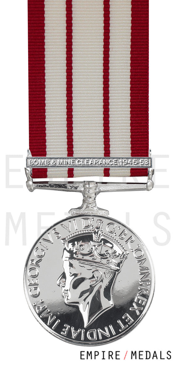 Naval-General-Service-Medal-1915-1962-GVI-Bomb-&-Mine-Clearance 1945-53