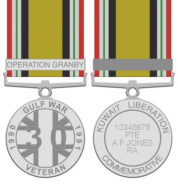 The Gulf War 30th Anniversary Medal