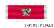 Obe Civilian Ribbon Brooch Bar with crossed leaves