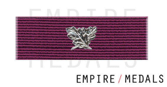 Obe Military first type Ribbon Brooch Bar with crossed leaves