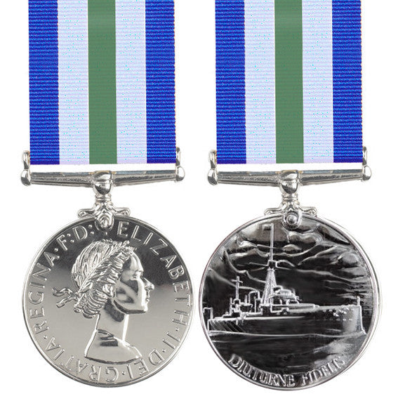 Royal Naval Reserve Long Service Medal EIIR Full Size