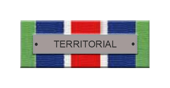 Territorial Service Ribbon Bar — Empire Medals
