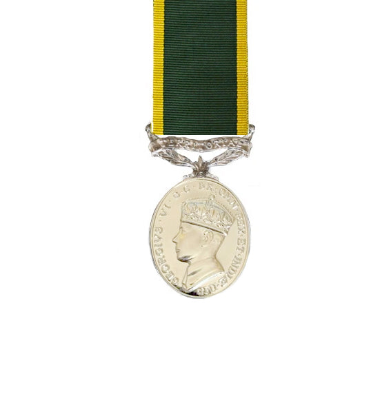 TA Efficiency Medal GVI Miniature
