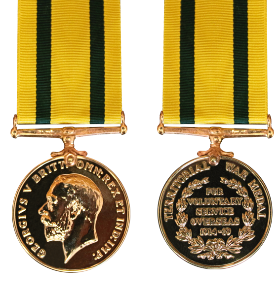The Territorial Force War Medal and Ribbon