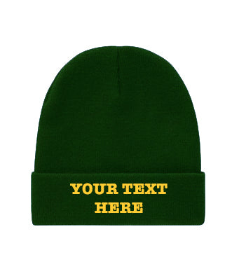 Make Your Own Embroidered Beanie Hat