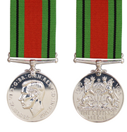 Wordl War 2 Defence Medal and ribbon