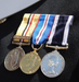 full size medals mounted swing style