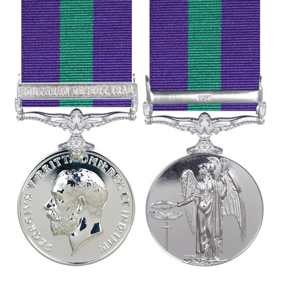 General Service Medal with Southern Desert Iraq clasp