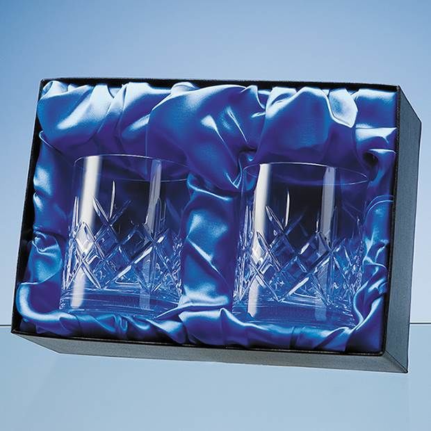 Military Engraved Lead Crystal Whisky Tumbler – Flamenco