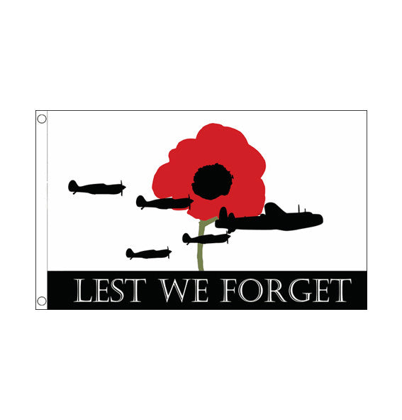 Lest We Forget RAF Flag