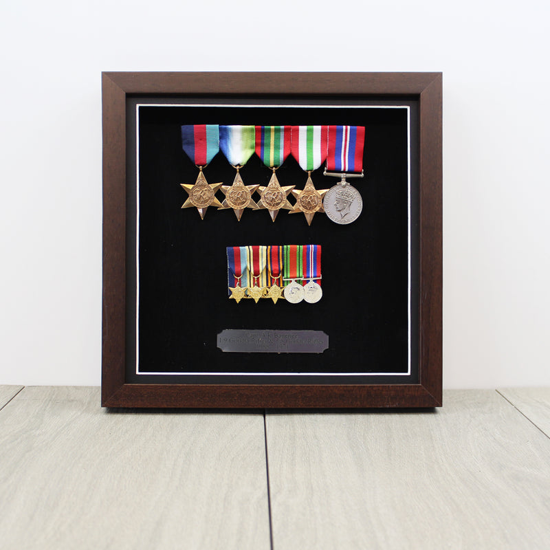 Medal Display Case for Full Size & Miniature Medals