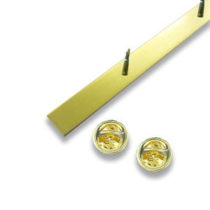Ribbon Brooch Component - Back medal strip with stud fittings