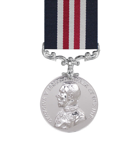 military medal CV with ribbon