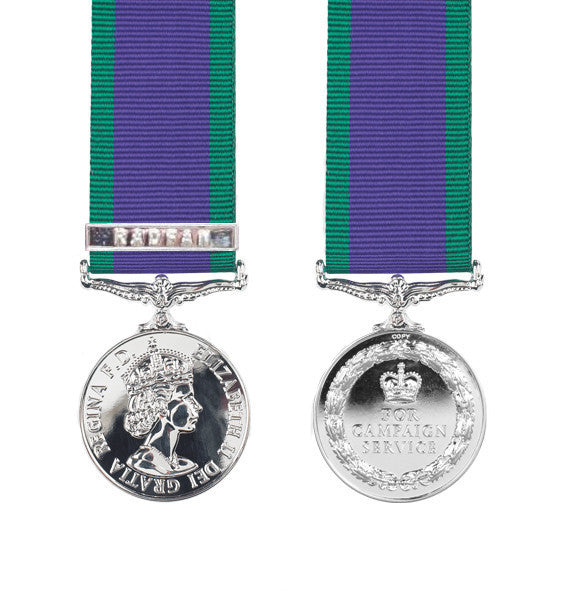 Miniature Radfan General Service Medal
