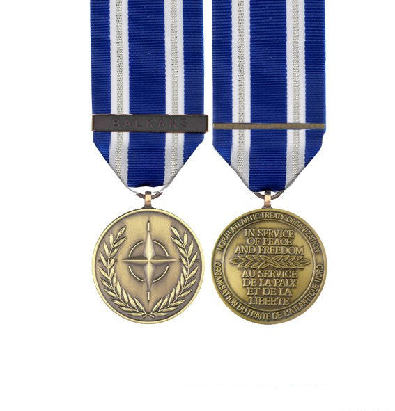 NATO Balkans Miniature Medal