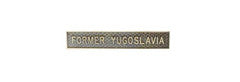 Miniature NATO Former Yugoslavia Clasp Only