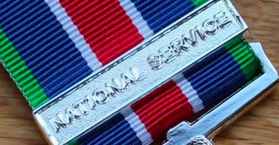National Service Clasp - Full Size